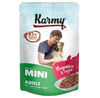 Karmy Mini Adult  Влажный корм для взрослых собак мелких пород, Индейка в соусе